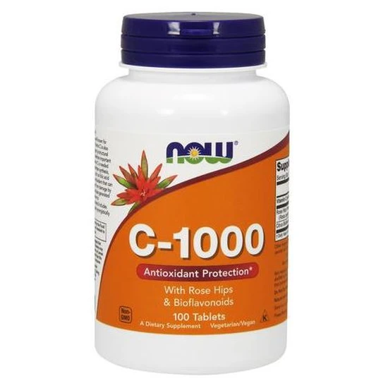 NOW Foods Vitamin C-1000 With Rose Hips & Bioflavonoids