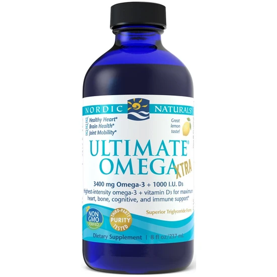 Nordic Naturals Ultimate Omega Xtra 3400mg Lemon