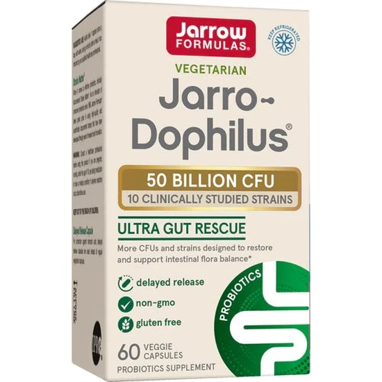 Jarrow Formulas Ultra JarroDophilus 50 Billion Vegicaps