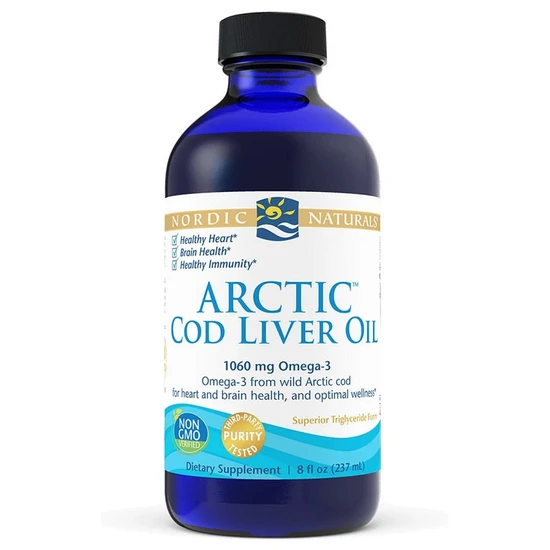 Nordic Naturals Arctic Cod Liver Oil 1060mg Unflavored