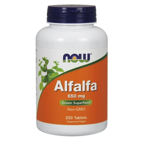 NOW Foods Alfalfa 650mg Tablets