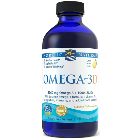 Nordic Naturals Omega-3d 1560mg Lemon