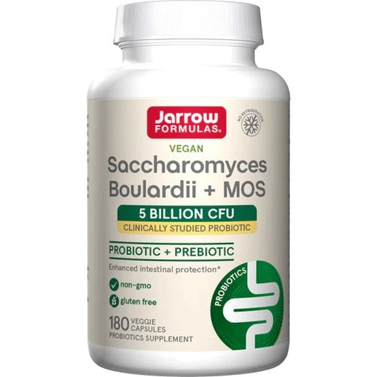 Jarrow Formulas Saccharomyces Boulardii + Mos 180 Veg Caps