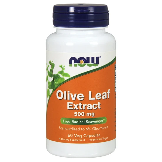 NOW Foods Olive Leaf Extract 500mg Capsules