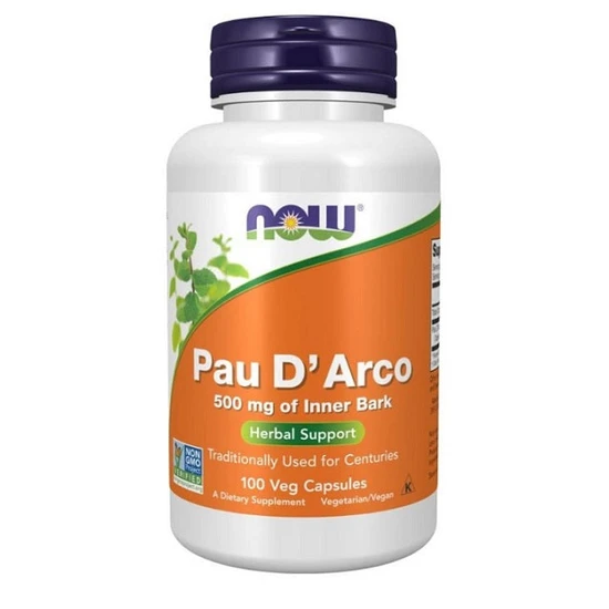 NOW Foods Pau D'Arco 500mg Capsules