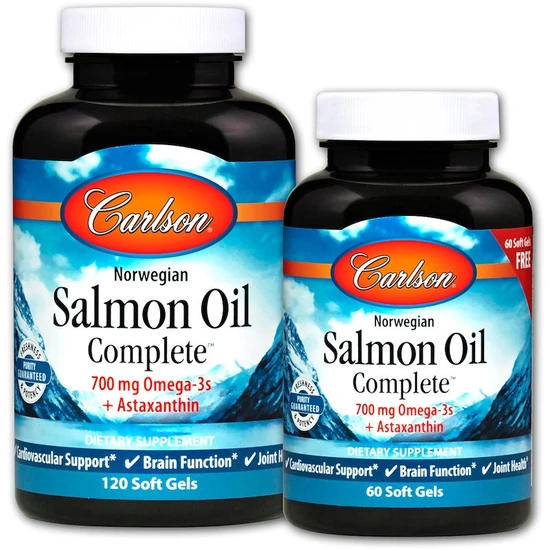 Carlson Labs Norwegian Salmon Oil Complete Softgels+60