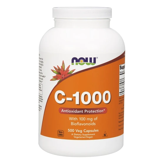Now Foods Vitamin C-1000 With 100Mg Bioflavonids 500 Capsules