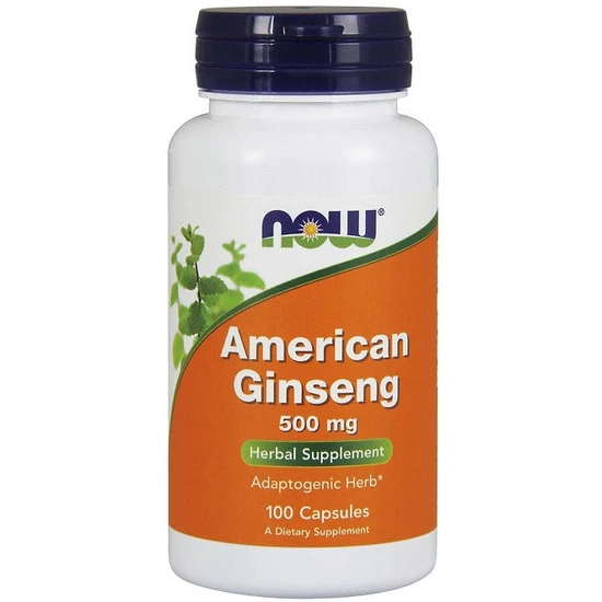 NOW Foods American Ginseng 500mg Capsules