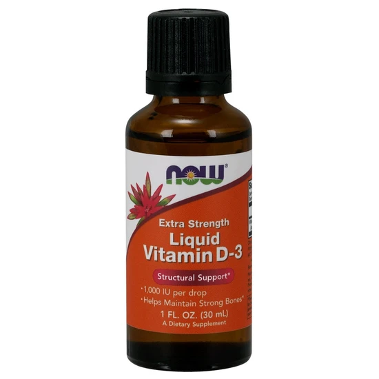 NOW Foods Vitamin D-3 Liquid 1000iu Extra Strength