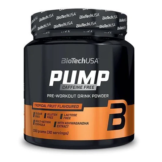BioTechUSA Pump Caffeine Free, Lemon Ice Tea