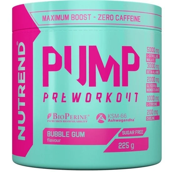 Nutrend Pump Pre-Workout Bubble Gum