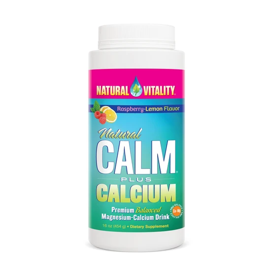 Natural Vitality Natural Calm Plus Calcium Raspberry Lemon