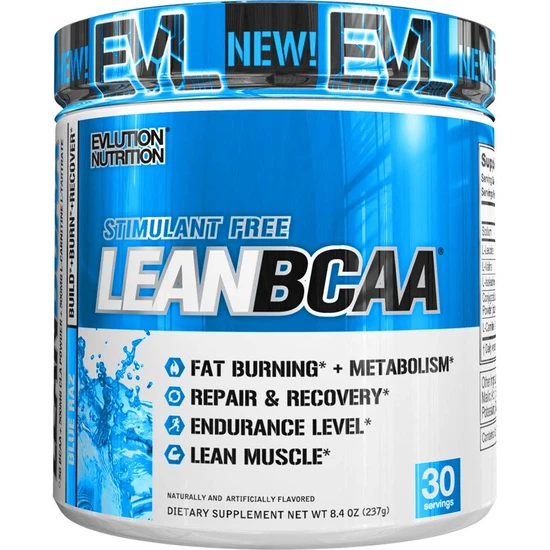 EVLution Nutrition Lean BCAA Stimulant Free