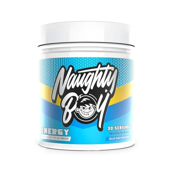 Naughty Boy Energy Blue Razz Bon Bons