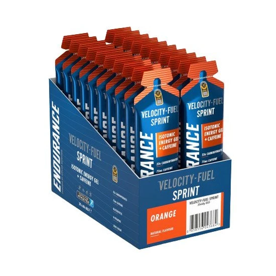 Applied Nutrition Endurance Sprint Isotonic Energy Gel + Caffeine, Orange