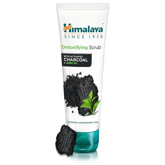Himalaya Herbals Detoxifying Scrub With Activated Charcoal & Green Tea