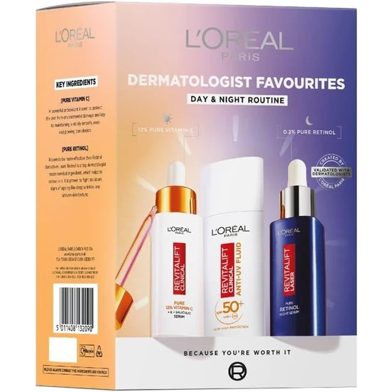L'Oreal Paris Dermatologist Favourites Day & Night Routine Kit