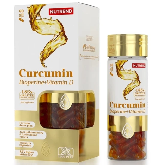 Nutrend Curcumin + Bioperine + Vitamin D