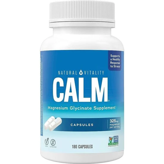 Natural Vitality Calm Magnesium Glycinate 180 Capsules