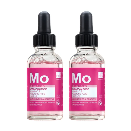 Dr Botanicals Anti-Ageing Moroccan Rose Superfood Facial Oil Duo Kit