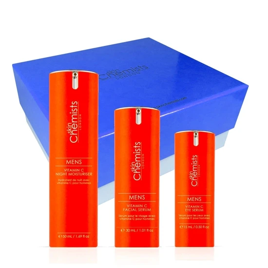 skinChemists Anti-Ageing Advanced Vitamin C Mens Preventative Routine