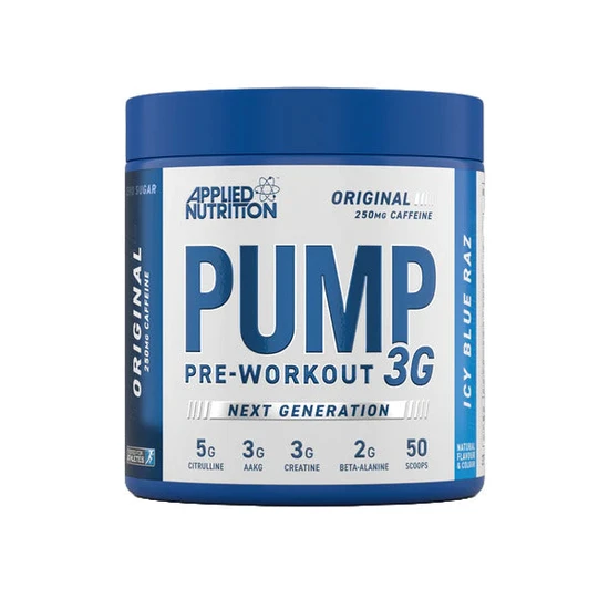 Applied Nutrition Pump 3g Pre-Workout Icy Blue Raz 375g
