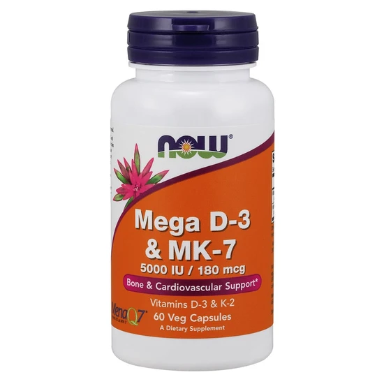 NOW Foods Mega D-3 & MK- Capsules