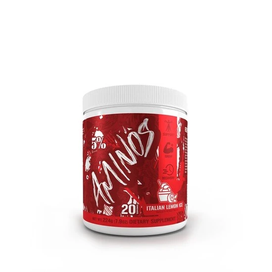 5% Nutrition Aminos Code Red, Italian Lemon Ice