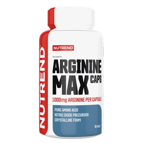Nutrend Arginine Max Caps, 1000mg Capsules