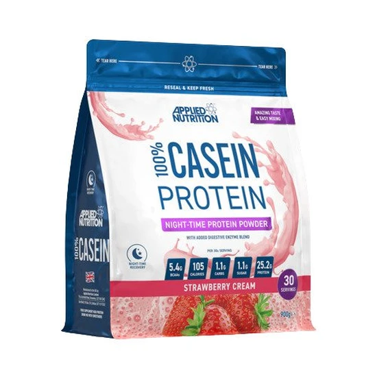 Applied Nutrition 100% Casein Protein Strawberry Cream