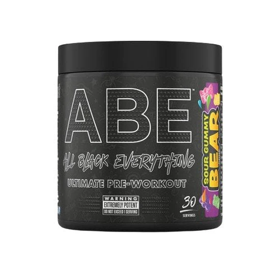 Applied Nutrition All Black Everything Sour Gummy Bear
