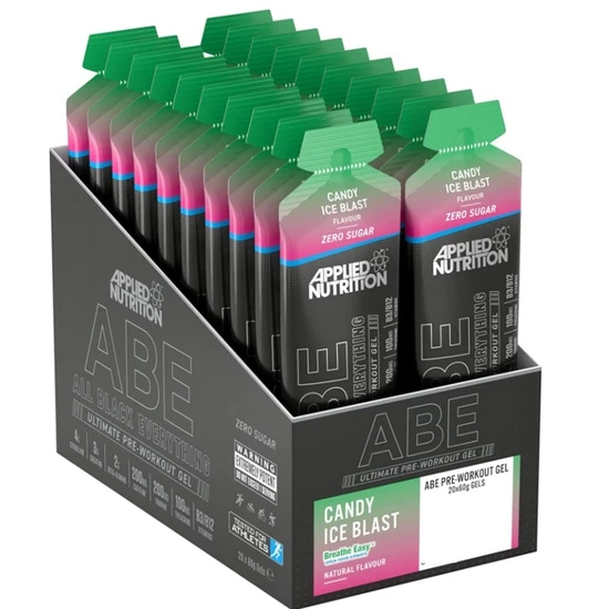 Applied Nutrition ABE All Black Everything Pre-Workout Gel, Candy Ice Blast