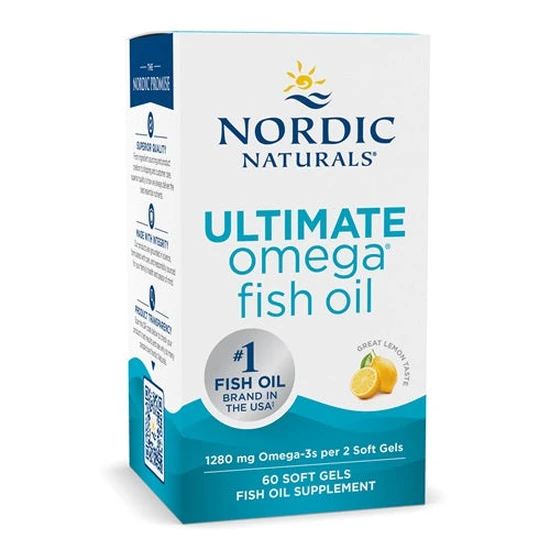Nordic Naturals Ultimate Omega, 1280mg Lemon Softgels