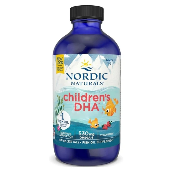 Nordic Naturals Children's Dha, 530Mg Omega-3 Strawberry 237Ml