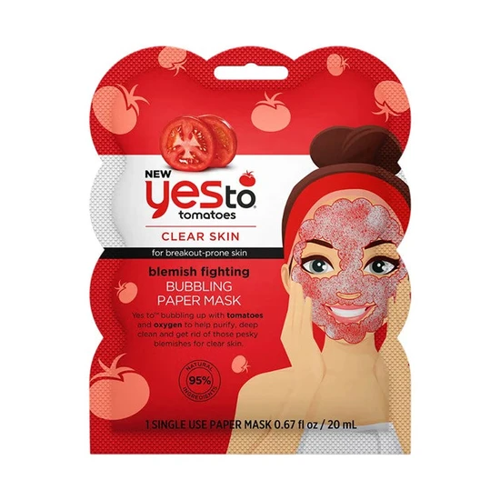 Yes To Tomatoes Blemish Fighting Bubble Paper Mask