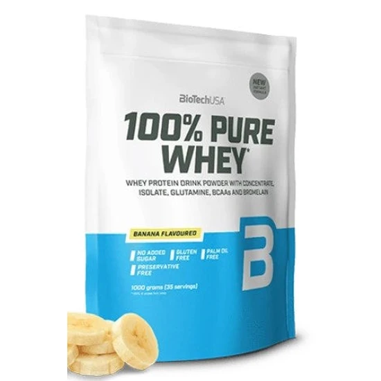 Biotechusa 100% Pure Whey Protein 1000G-Bananna