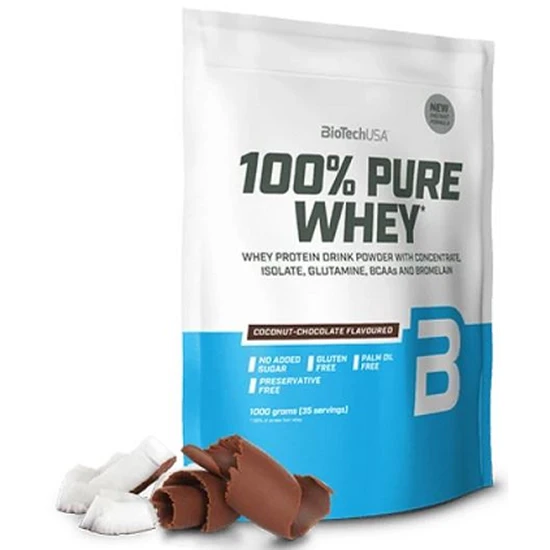 Biotechusa 100% Pure Whey Protein 1000G-Coconut Chocolate