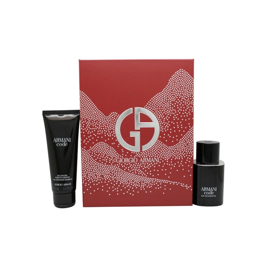 Giorgio Armani Code Gift Set 50ml Eau De Toilette + 75ml Shower Gel