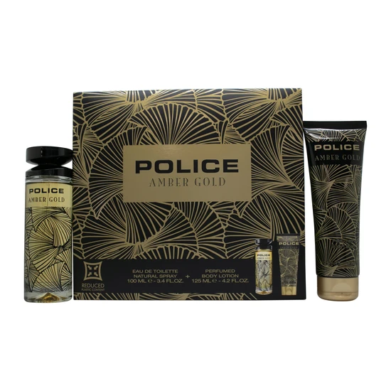 Police Amber Gold Gift Set