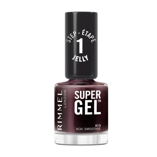 Rimmel Super Gel Jelly Nail Polish 013 Acai Smoothie