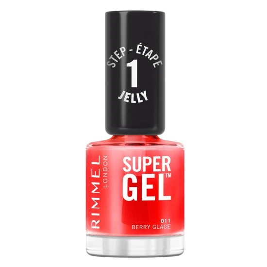 Rimmel Super Gel Jelly Nail Polish 011 Berry Glace