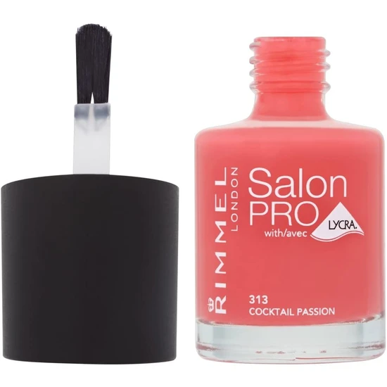 Rimmel Salon Pro Lycra Nail Polish 313 Cocktail Passion