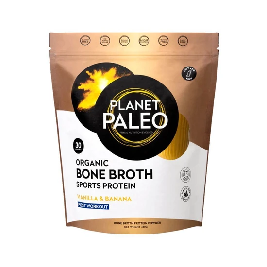 Planet Paleo Organic Bone Broth Protein Powder Vanilla & Banana