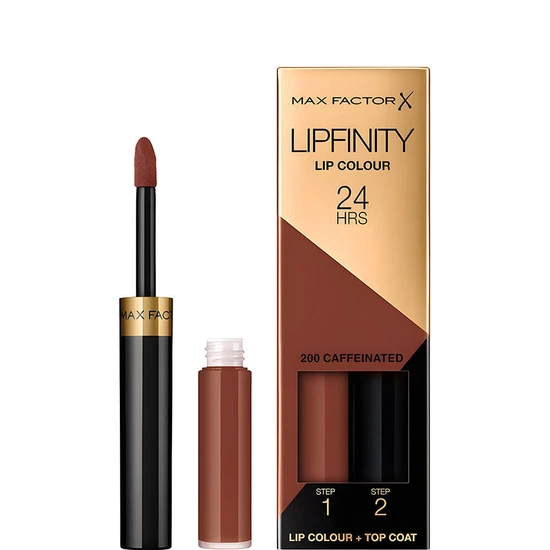 Max Factor Lipfinity Lip Colour 24 Hour Lipstick 200 Cafinated