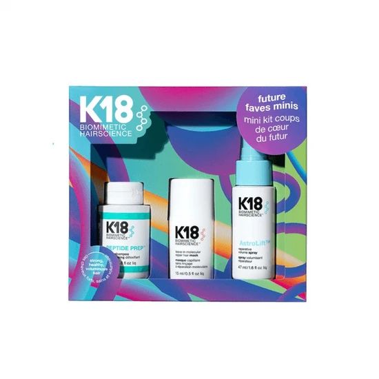 K18 Future Faves Limited Edition Minis Set Detox, Repair & Volume