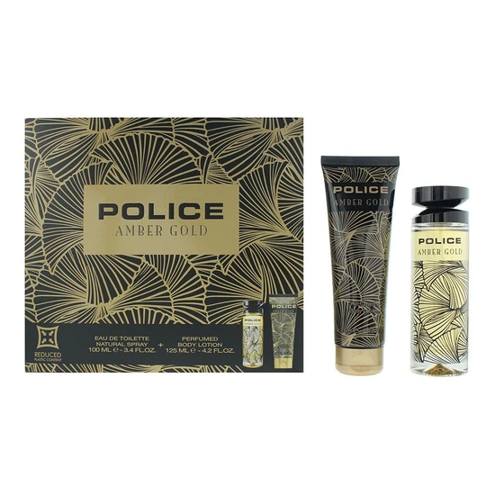 Police Amber Gold Gift Set