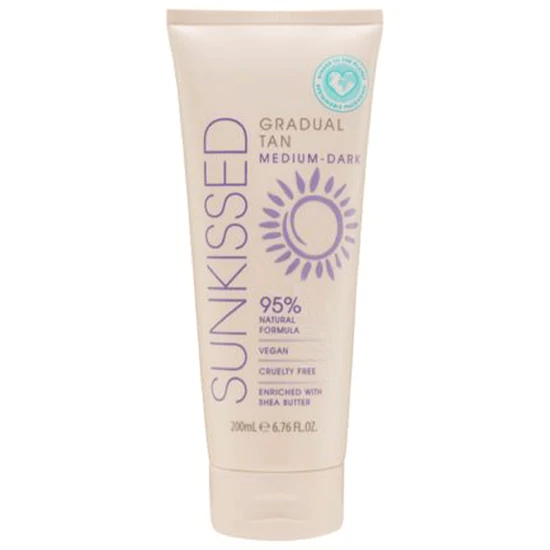Sunkissed 95 Percent Natural Gradual Tan Medium Dark