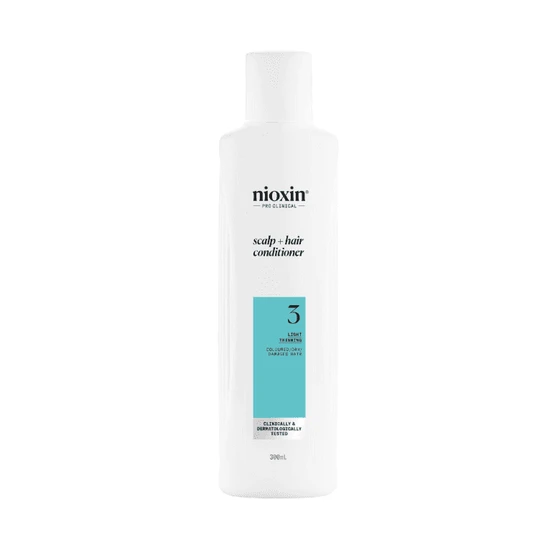 Nioxin Pro Clinical System 3 Conditioner For Coloured Hair With Light Thinning