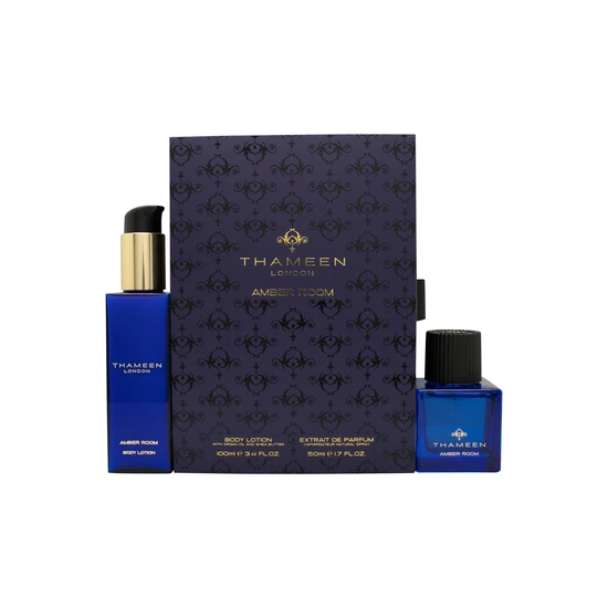 Thameen Amber Room Extrait De Parfum 50ml + Body Lotion 100ml Gift Set