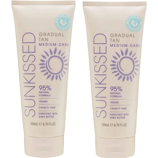 Sunkissed 95 Percent Natural Gradual Tan Medium Dark